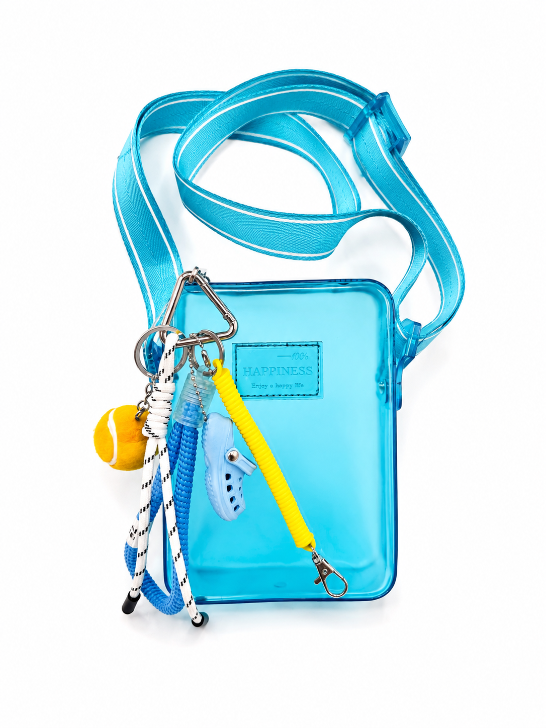 CLEAR BAG BLUE