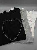 SHIRT SCOLLO STRASS