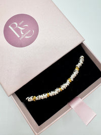 Bracciale Nodini Bicolore