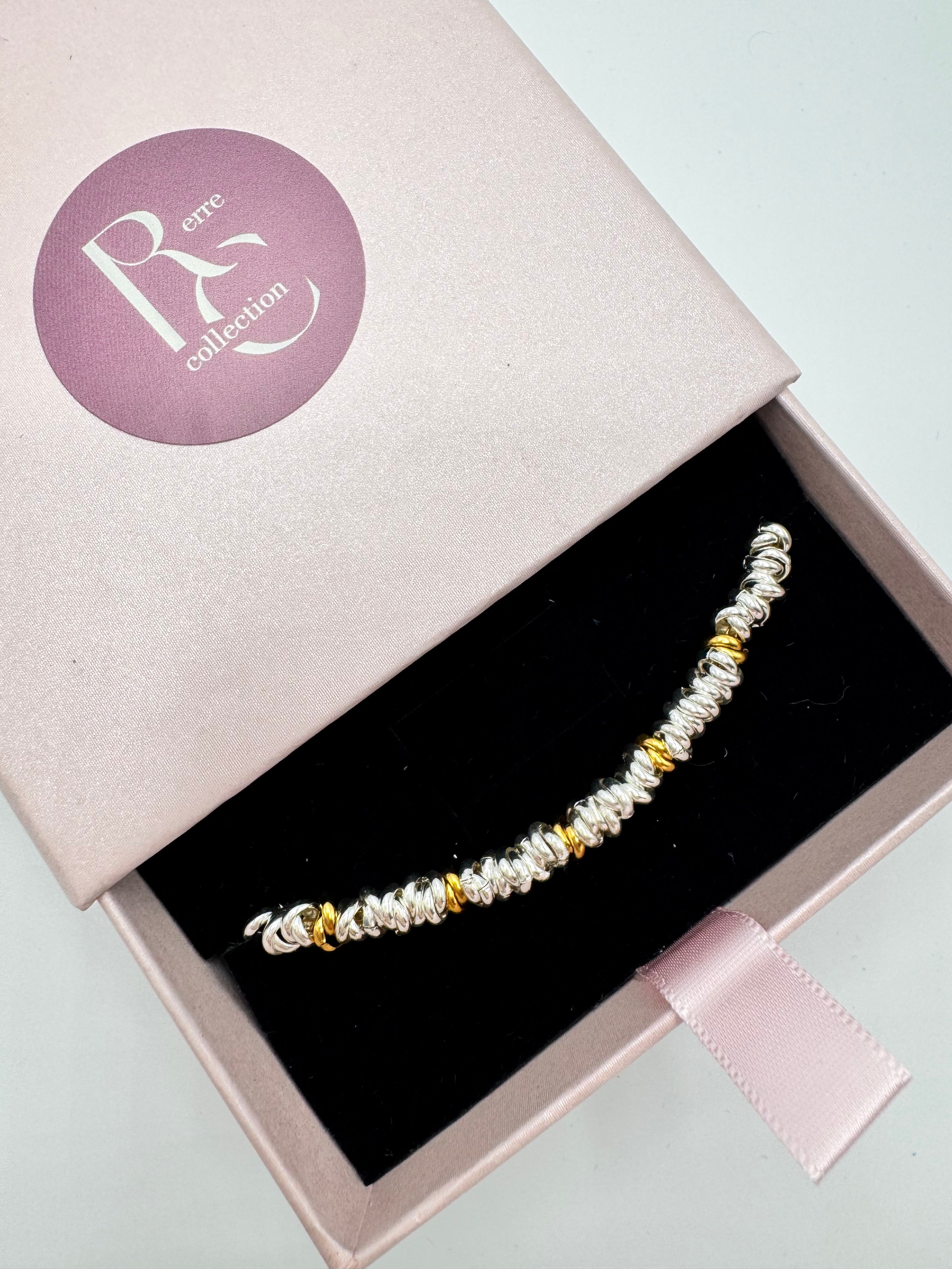 Bracciale Nodini Bicolore