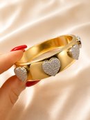BRACCIALE RIGIDO CUORI