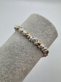 Bracciale Nodini Bicolore