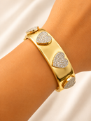 BRACCIALE RIGIDO CUORI