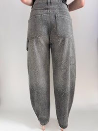 Jeans Wide Ballon Shine