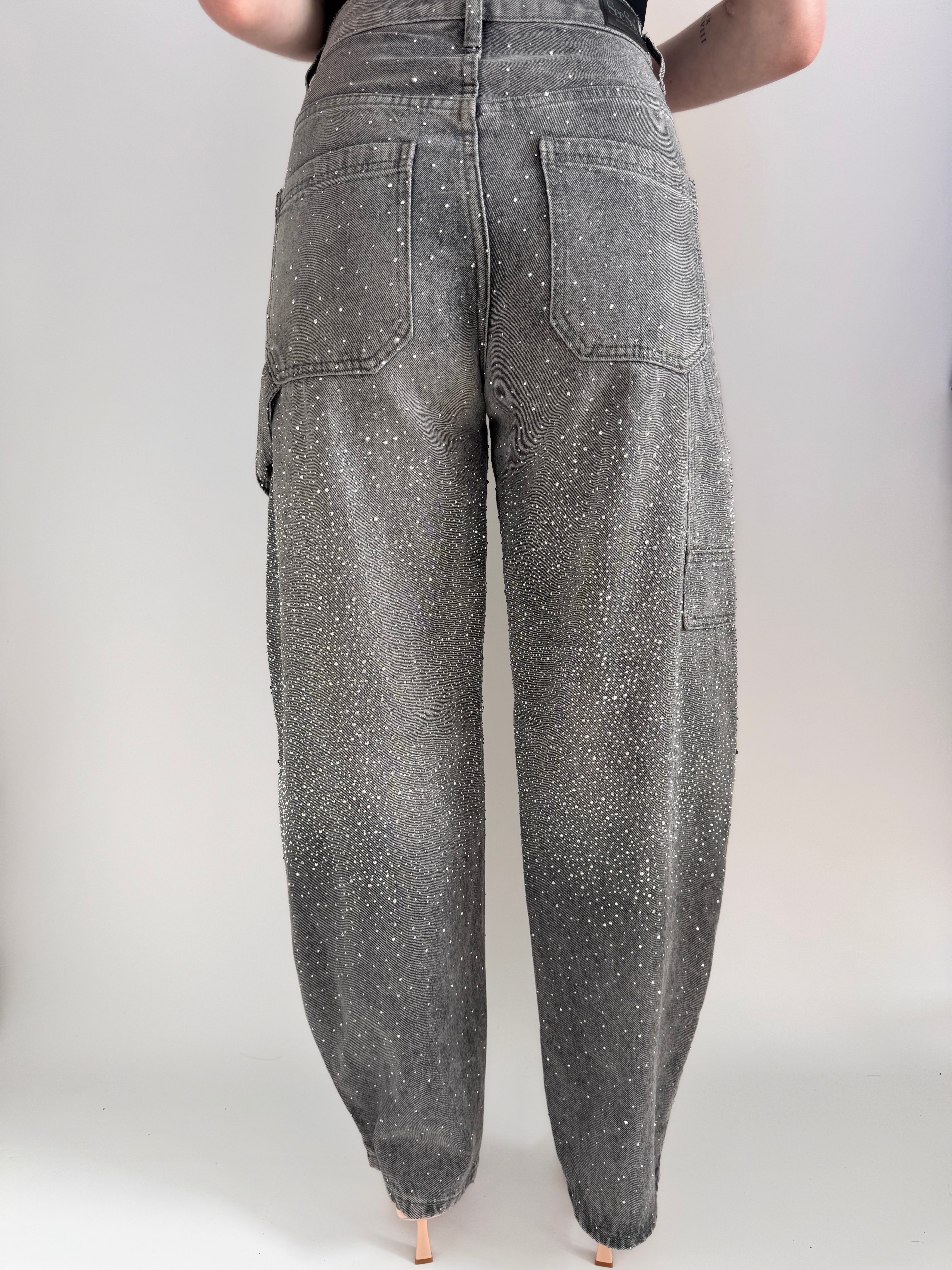 Jeans Wide Ballon Shine