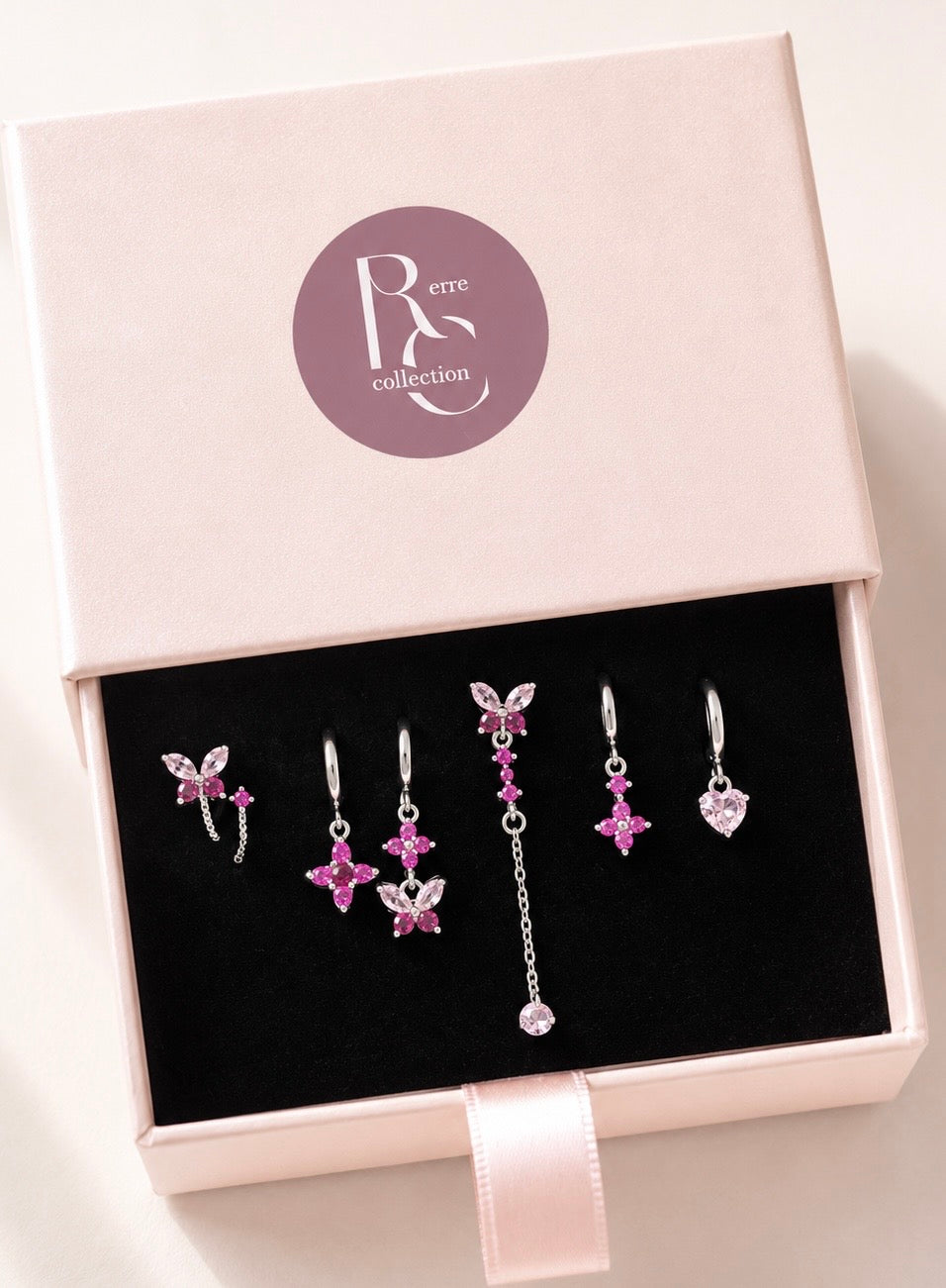 SET ORECCHINI BUTTERFLY
